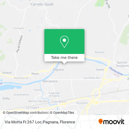 Via Motta Fr.267 Loc.Pagnana map
