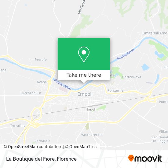 La Boutique del Fiore map