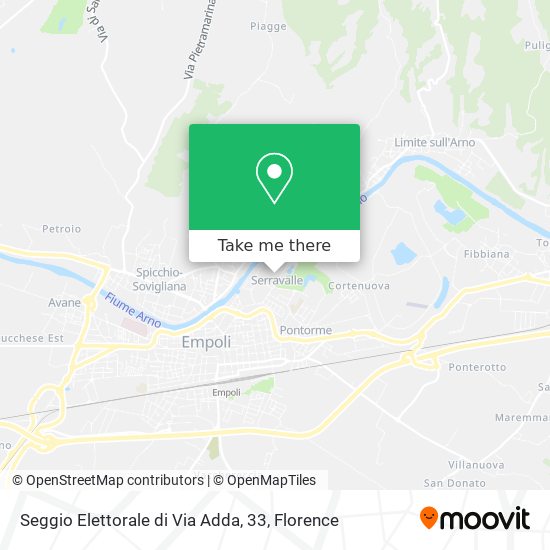 Seggio Elettorale di Via Adda, 33 map