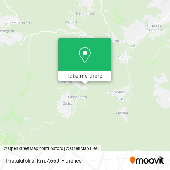 Pratalutoli al Km.7,650 map