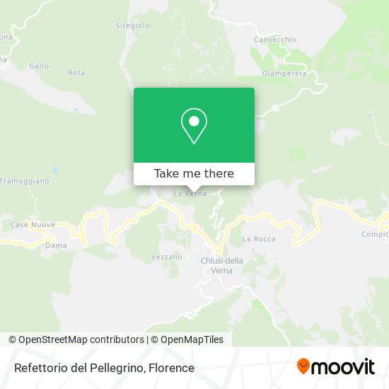 Refettorio del Pellegrino map