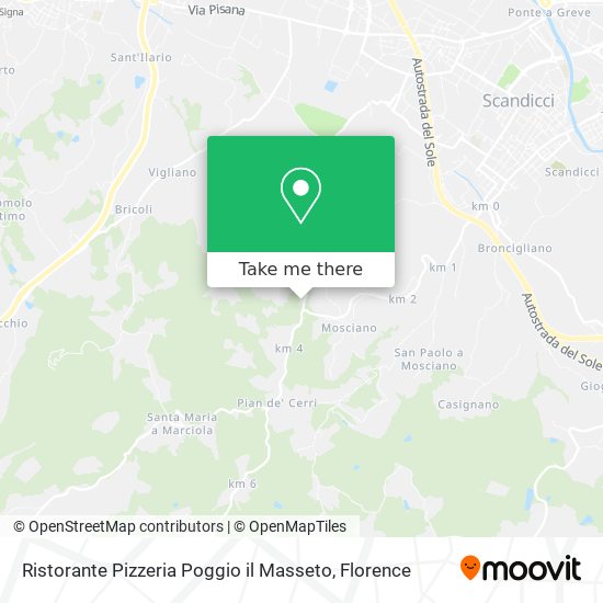 Ristorante Pizzeria Poggio il Masseto map