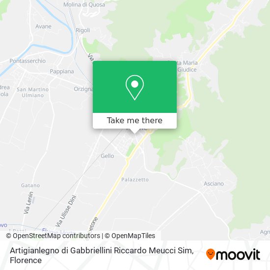 Artigianlegno di Gabbriellini Riccardo Meucci Sim map