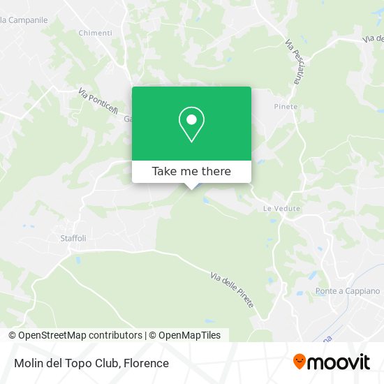 Molin del Topo Club map