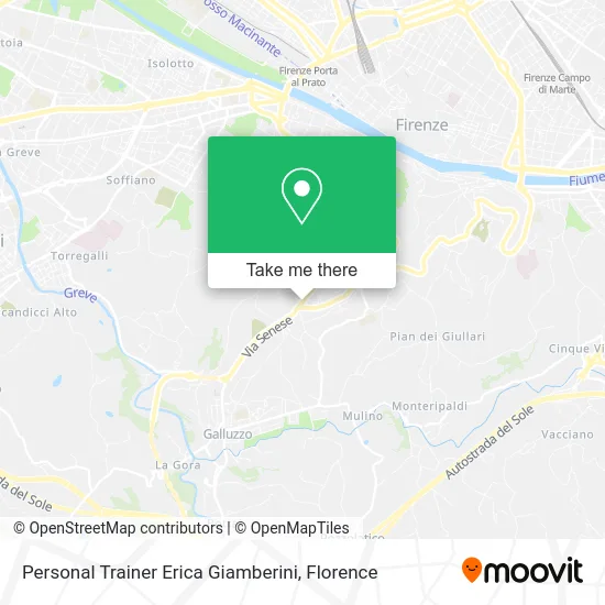 Personal Trainer Erica Giamberini map