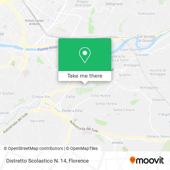 Distretto Scolastico N. 14 map