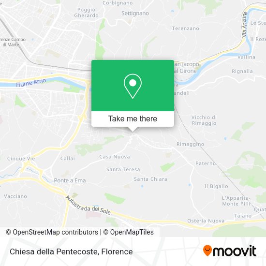 Chiesa della Pentecoste map