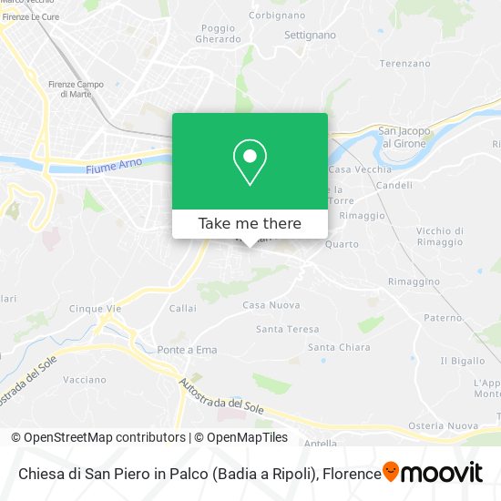 Chiesa di San Piero in Palco (Badia a Ripoli) map