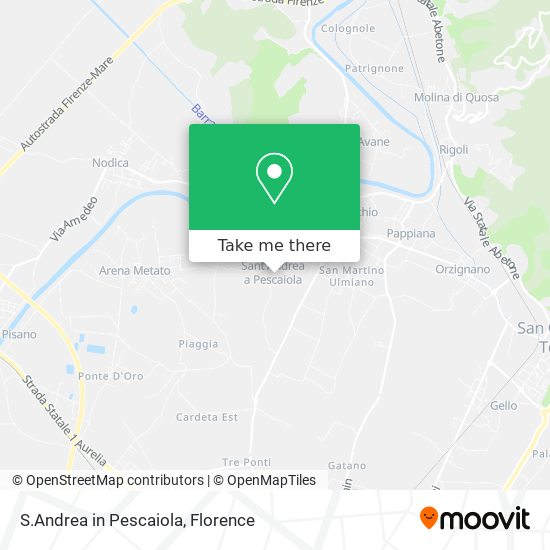 S.Andrea in Pescaiola map