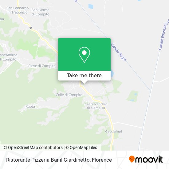 Ristorante Pizzeria Bar il Giardinetto map
