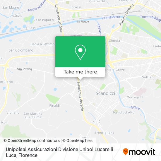 Unipolsai Assicurazioni Divisione Unipol Lucarelli Luca map