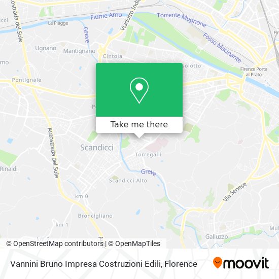 Vannini Bruno Impresa Costruzioni Edili map