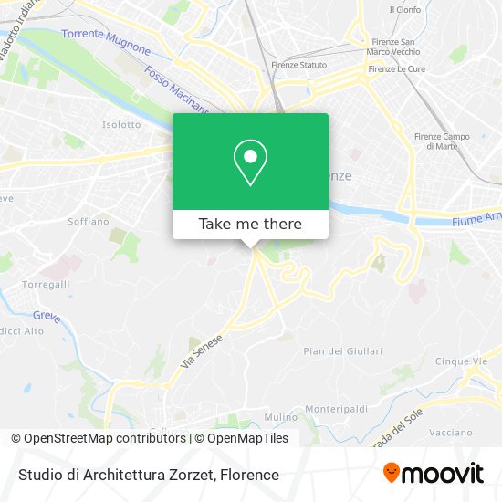 Studio di Architettura Zorzet map