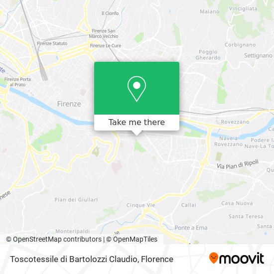 Toscotessile di Bartolozzi Claudio map