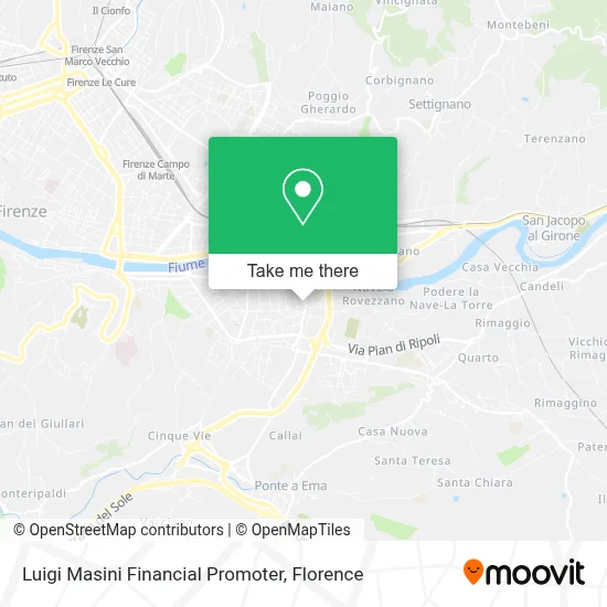 Luigi Masini Financial Promoter map