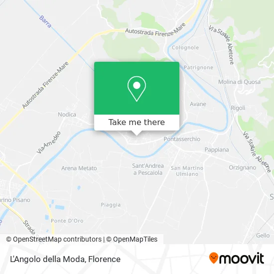 L'Angolo della Moda map