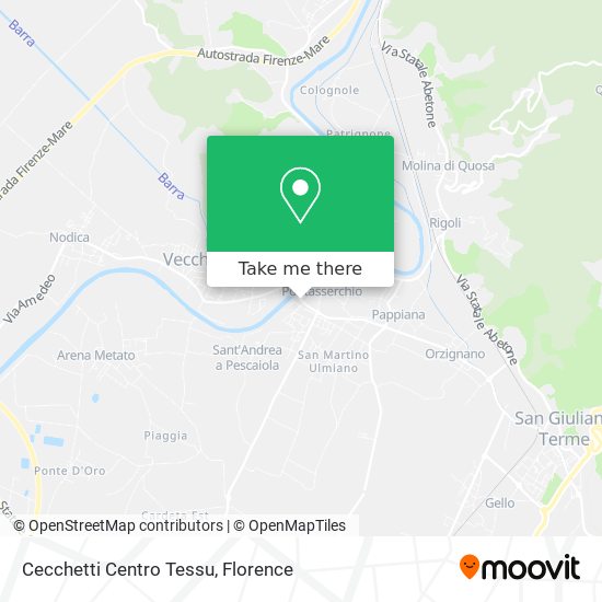 Cecchetti Centro Tessu map