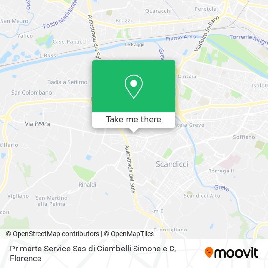 Primarte Service Sas di Ciambelli Simone e C map