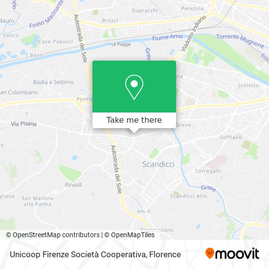 Unicoop Firenze Società Cooperativa map