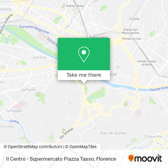 Il Centro - Supermercato Piazza Tasso map