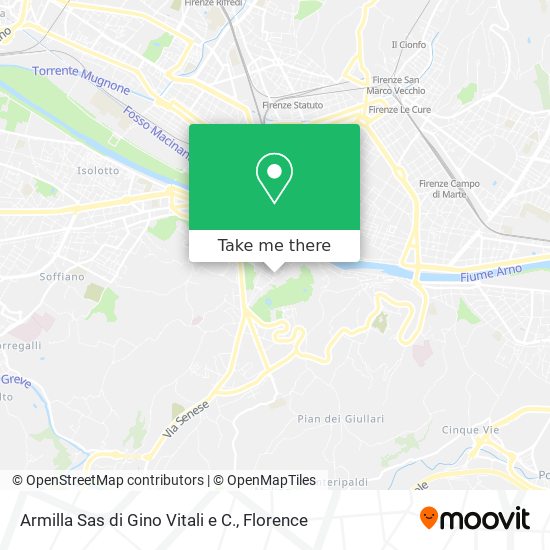 Armilla Sas di Gino Vitali e C. map