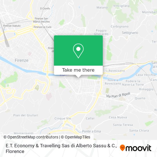E.T. Economy & Travelling Sas di Alberto Sassu & C. map