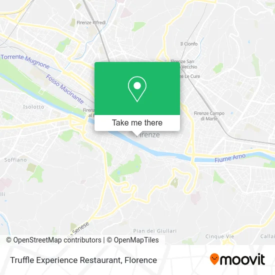 Truffle Experience Restaurant map