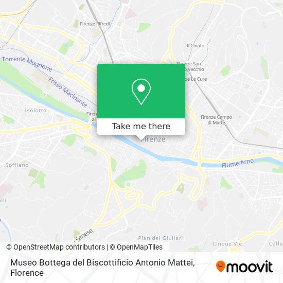 Museo Bottega del Biscottificio Antonio Mattei map