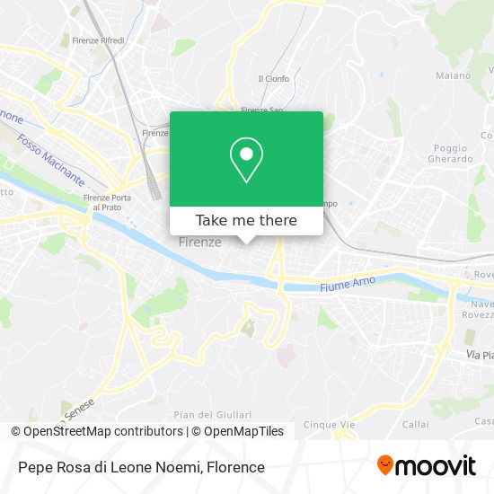 Pepe Rosa di Leone Noemi map