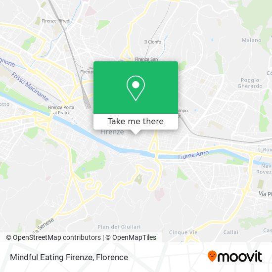 Mindful Eating Firenze map