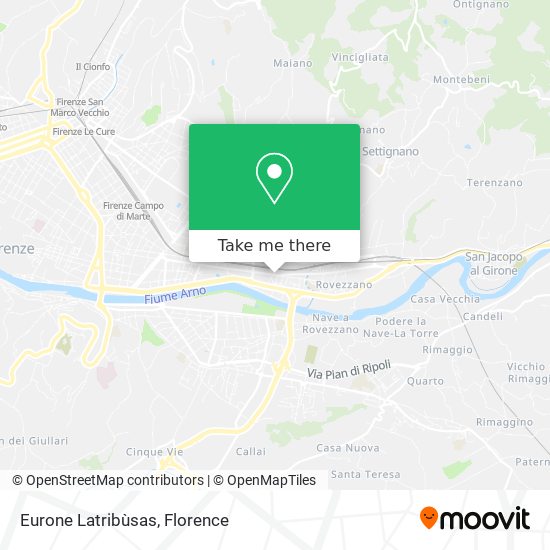 Eurone Latribùsas map