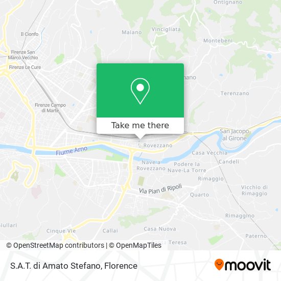 S.A.T. di Amato Stefano map