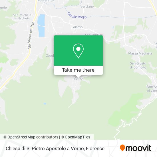 Chiesa di S. Pietro Apostolo a Vorno map