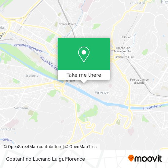 Costantino Luciano Luigi map
