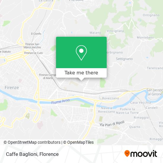 Caffe Baglioni map