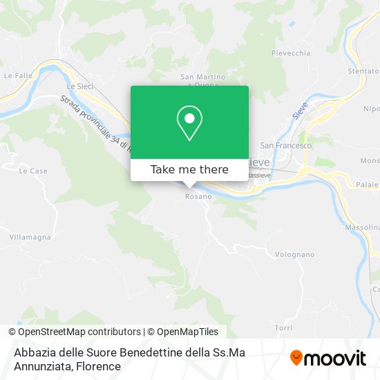 Abbazia delle Suore Benedettine della Ss.Ma Annunziata map