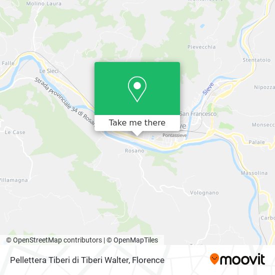 Pellettera Tiberi di Tiberi Walter map