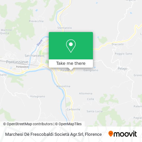 Marchesi Dè Frescobaldi Società Agr.Srl map