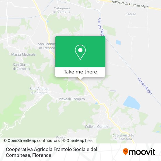 Cooperativa Agricola Frantoio Sociale del Compitese map