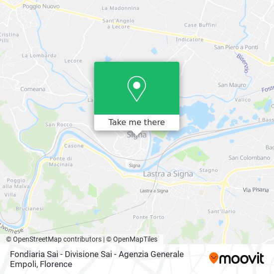 Fondiaria Sai - Divisione Sai - Agenzia Generale Empoli map
