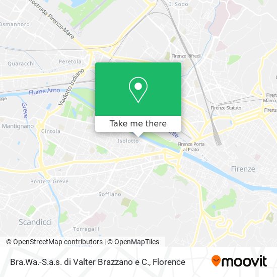 Bra.Wa.-S.a.s. di Valter Brazzano e C. map