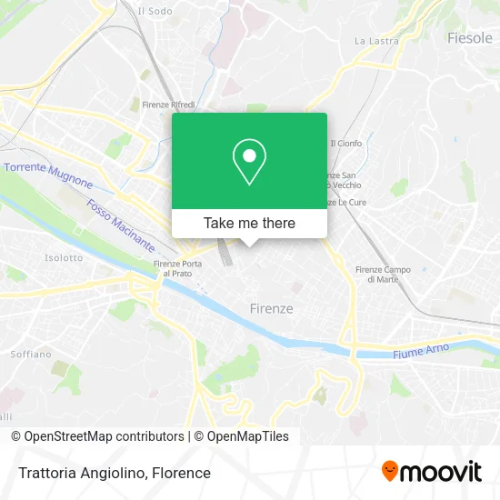 Trattoria Angiolino map