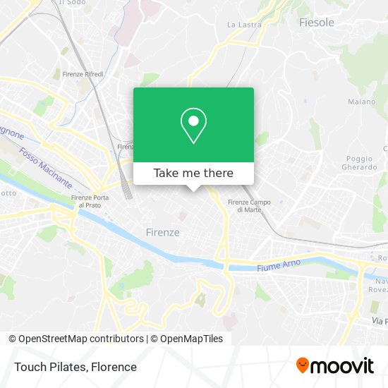 Touch Pilates map