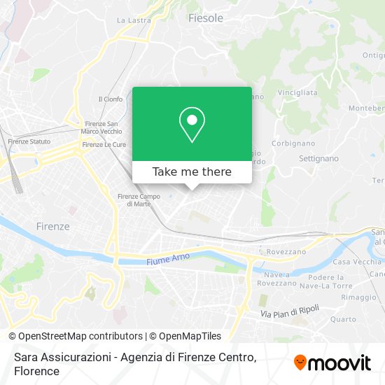 Sara Assicurazioni - Agenzia di Firenze Centro map