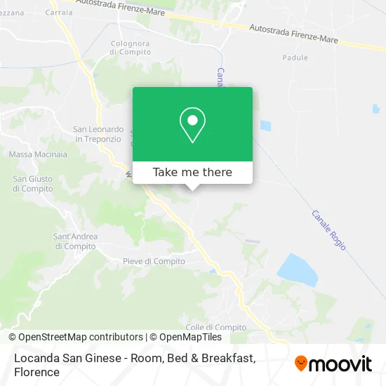 Locanda San Ginese - Room, Bed & Breakfast map