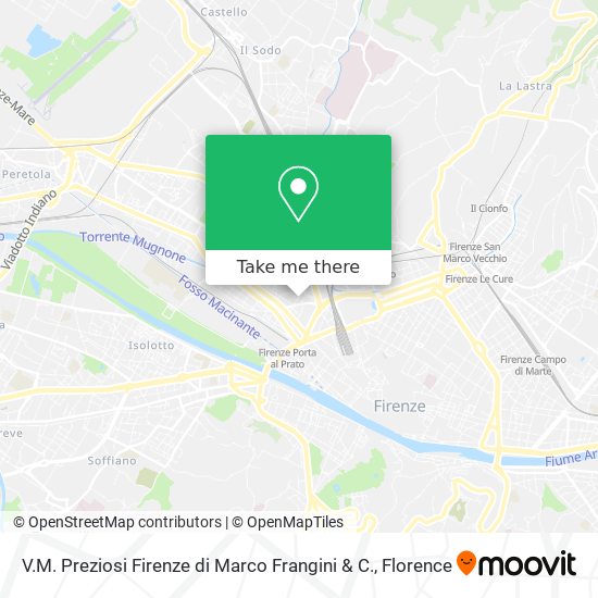 V.M. Preziosi Firenze di Marco Frangini & C. map