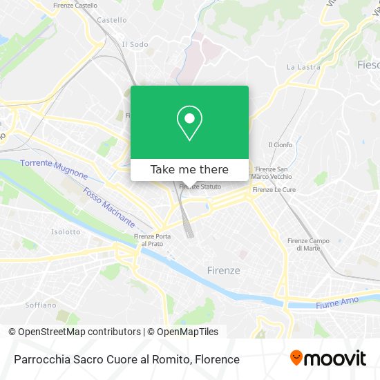 Parrocchia Sacro Cuore al Romito map