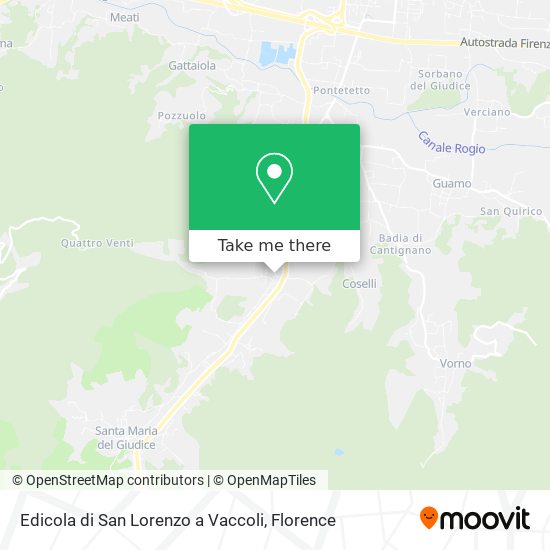 Edicola di San Lorenzo a Vaccoli map