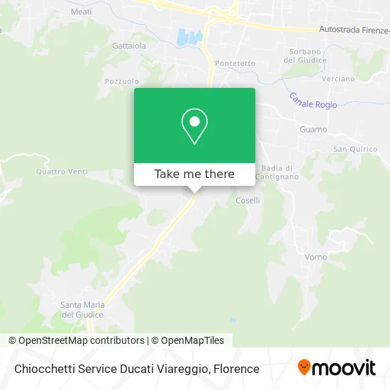 Chiocchetti Service Ducati Viareggio map