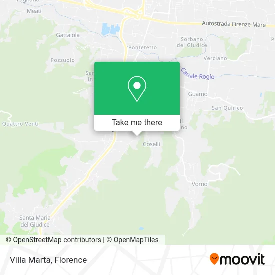 Villa Marta map